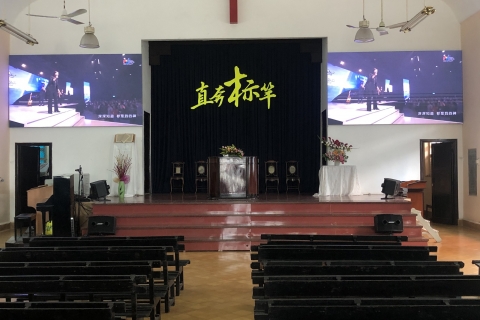 Màn hình Led P2.5 Nhà thờ Tin Lành - Chi Hội Nguyễn Trãi Quận 5