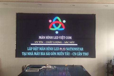 MÀN HÌNH LED P1.53 NATIONSTAR - NHÀ MÁY BIA SÀI GÒN MIỀN TÂY